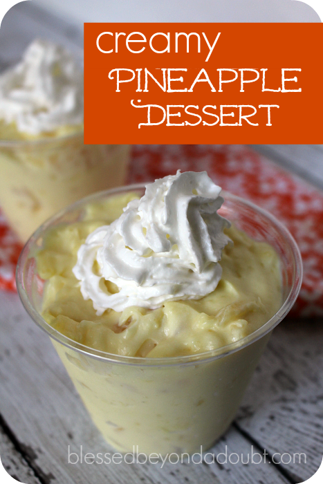 Creamy Pineapple Dessert| So easy!
