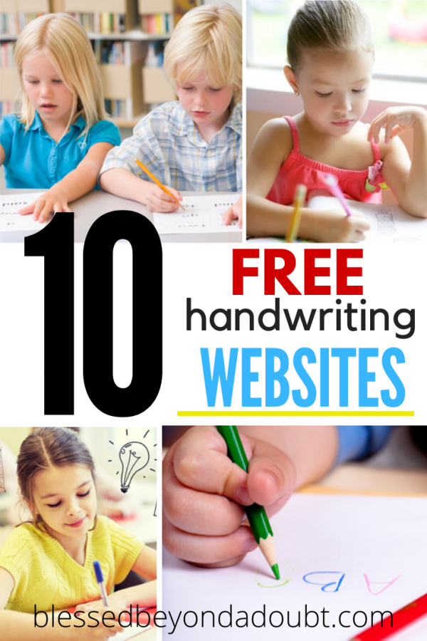 Where to Find FREE Homeschool Handwriting Worksheets! - Blessed Beyond ...