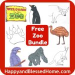 free zoo worksheets printable bundle preschool