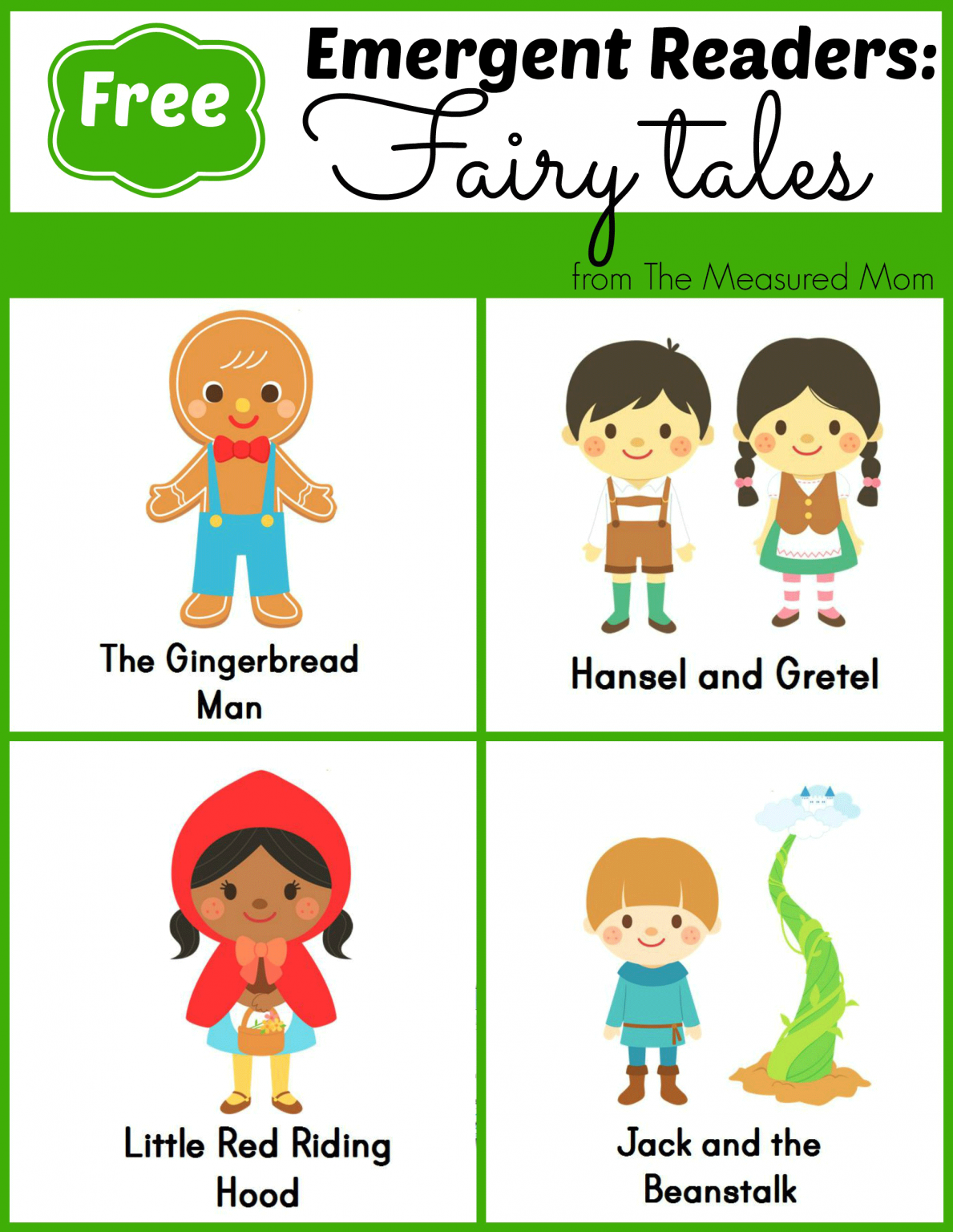 FREE Fairy Tales Emergent Readers! Blessed Beyond A Doubt