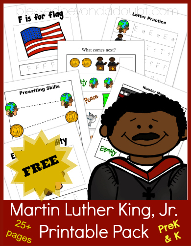 martin luther king jr worksheets i have a dream