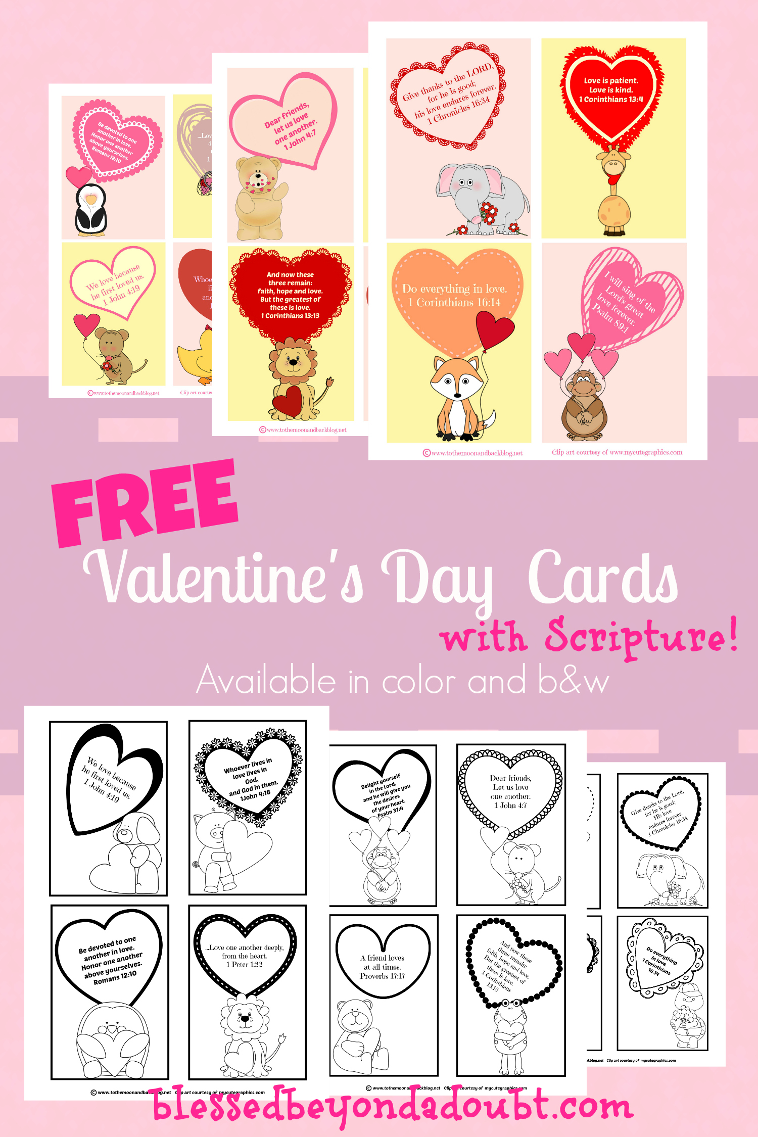 FREE Scripture Themed Valentine s Day Printables And Crafts Homeschool Giveaways