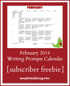 february-2014-writing-primpts-calendar