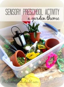 Garden Preschool Sensory Activities - Blessed Beyond A Doubt