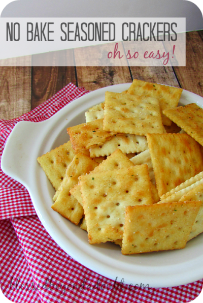 No Bake Seasoned Saltines Crackers! - Blessed Beyond A Doubt