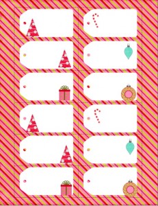 FREE Printable Christmas Gift Tags! Super CUTE!