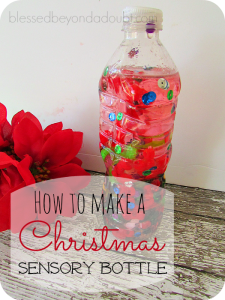 How to Make a Christmas Sensory Bottle|Super FUN!