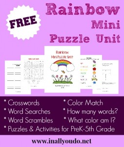 FREE Rainbow Mini Puzzle Unit