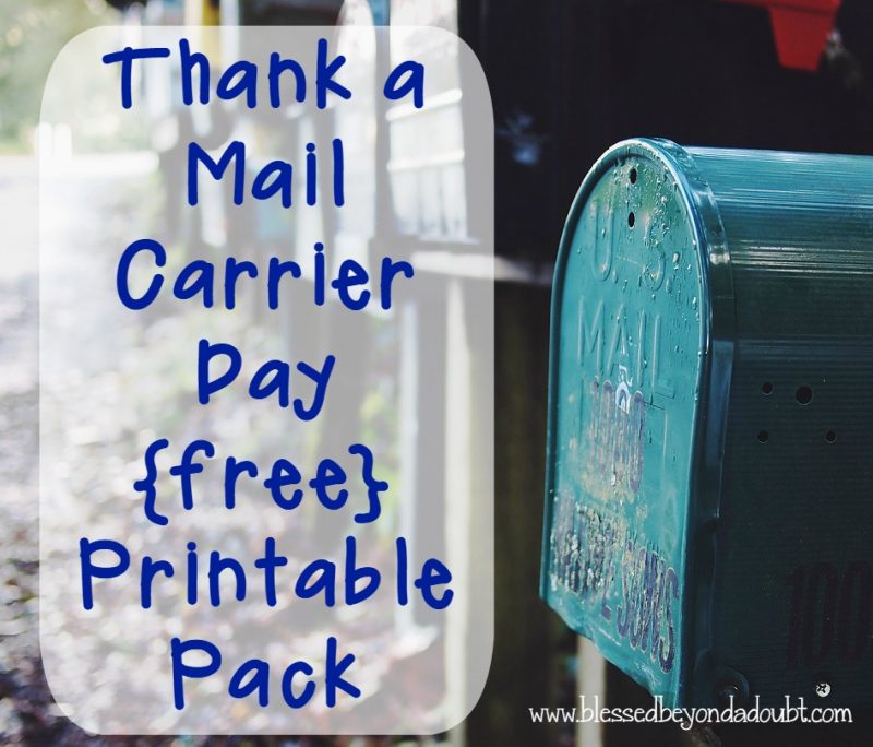 Thank A Mail Carrier Day Printable Pack It s Feb 4th 