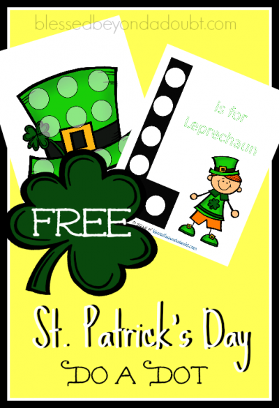 FREE ST. Patrick's Day FUN Do-A-Dot! Super CUTE!