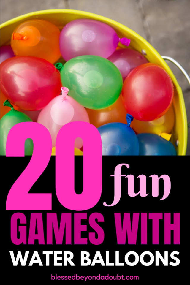 20 FUN Water Balloons Games for Kids|Summer Wet Play