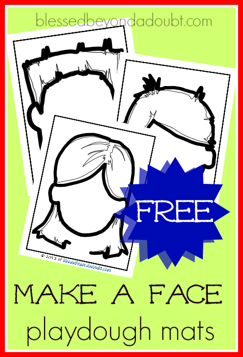 FREE make a face playdough mats that help teach emotions and feelings. #freeprintableemotionplaydoughmats #playdo #playdough #emotionsplaydoughmats #playdoughprintables #playdoughactivities