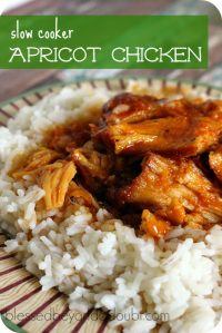 Slow Cooker Apricot Chicken - Blessed Beyond A Doubt
