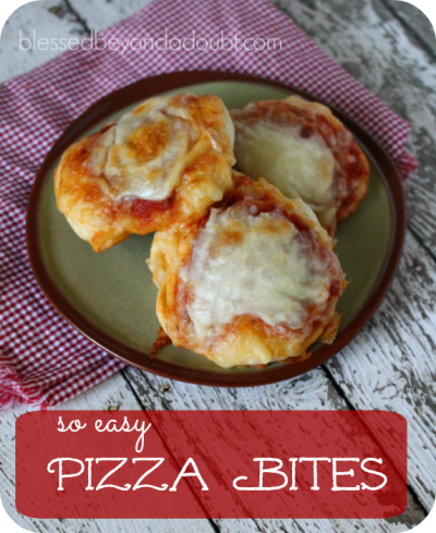 Kid-Friendly Pizza Bites - Blessed Beyond A Doubt