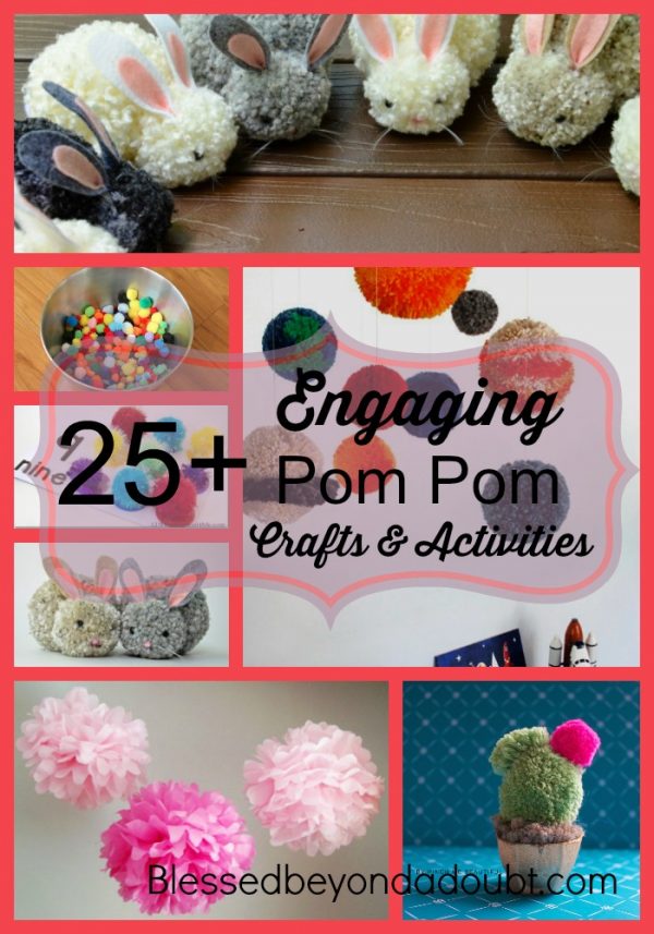 25 Engaging Pom Pom Crafts And Activities For All Ages Blessed Beyond A Doubt 8672