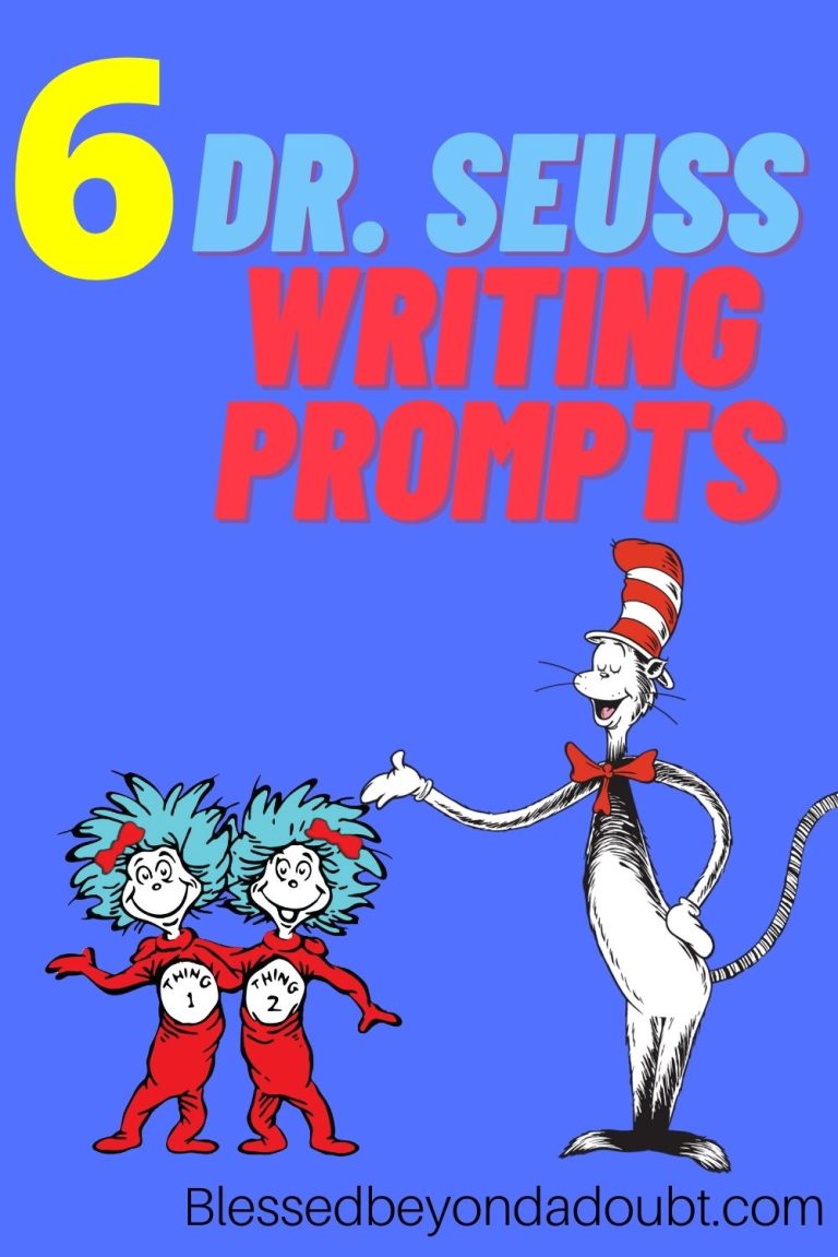 6 FREE Dr. Seuss Writing Prompts Blessed Beyond A Doubt