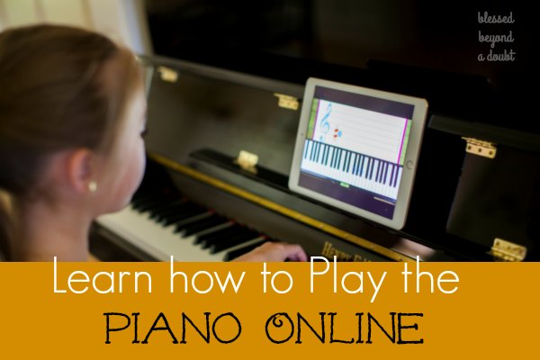 Learn to play Piano online