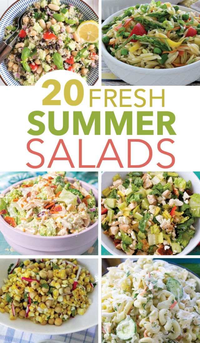 20 Easy Summer Salads That Will Impress Your Neighbors - Blessed Beyond ...